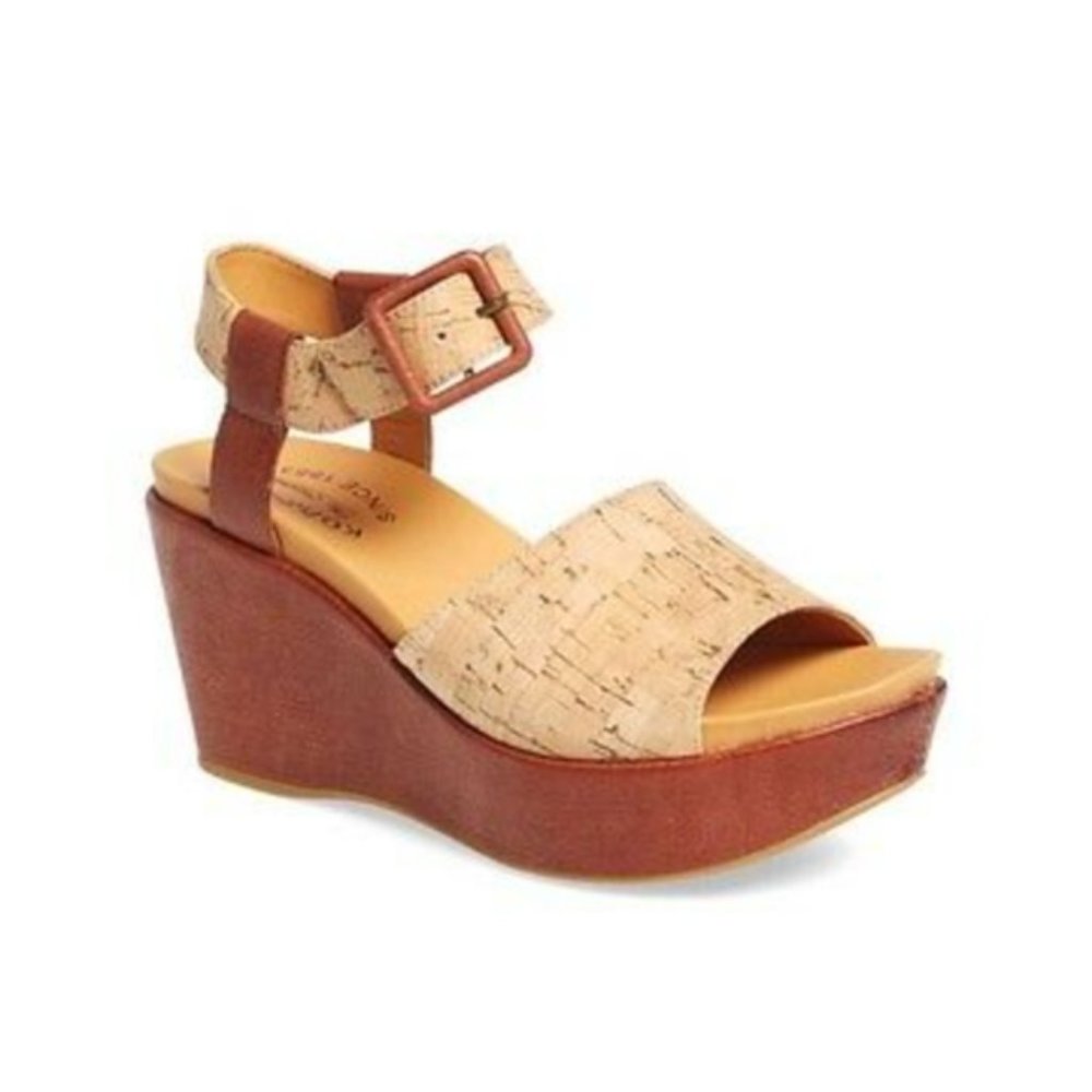 Kork-Ease Keirn Cork Wedge Sandals, 8M
